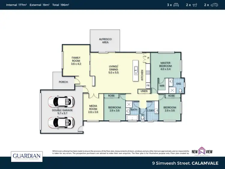 Floorplan of Homely house listing, 9 Simveesh Street, Calamvale QLD 4116
