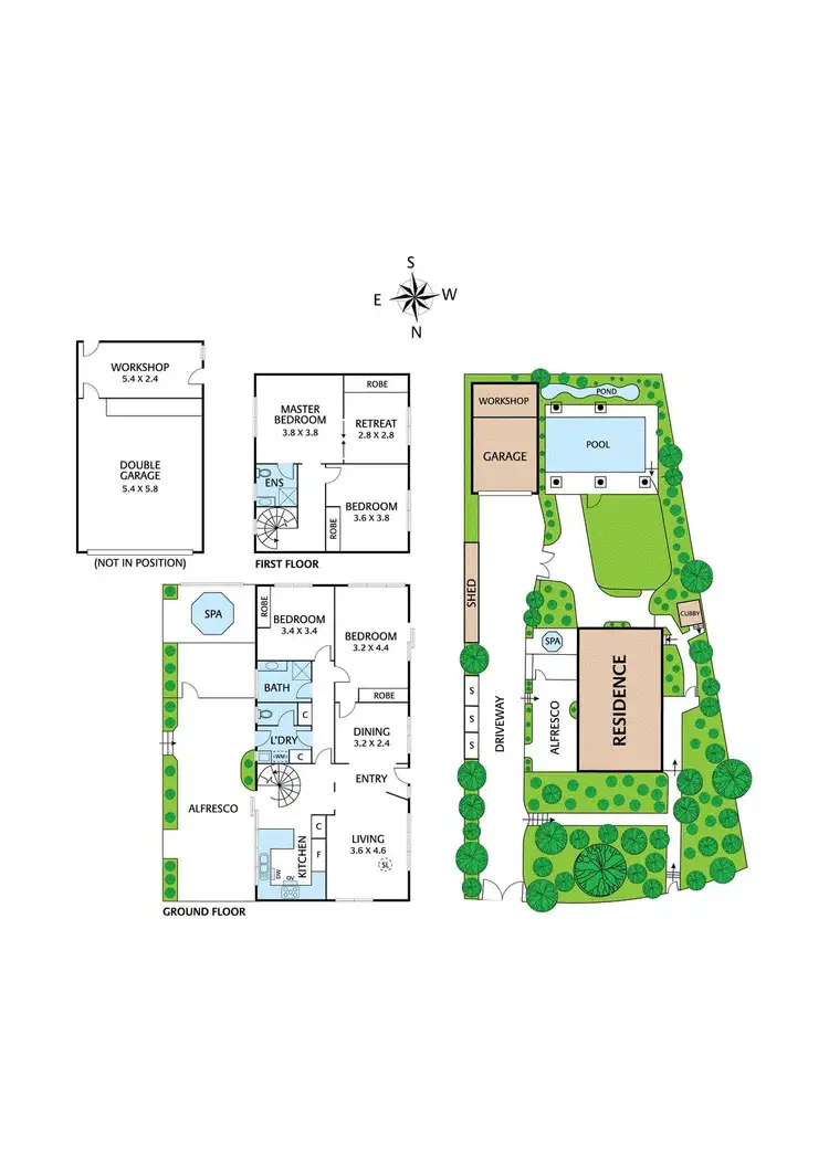 Floorplan of Homely house listing, 6 Meruka Drive, Eltham VIC 3095