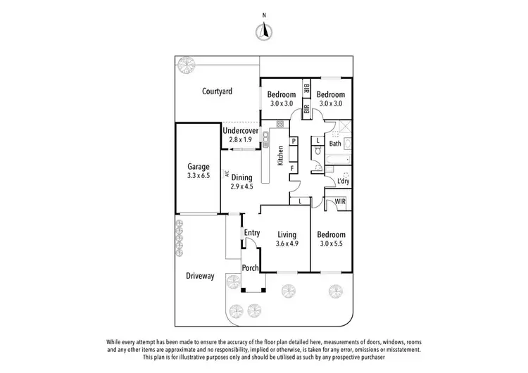 Floorplan of Homely unit listing, 2/409 Waterdale Road, Heidelberg West VIC 3081
