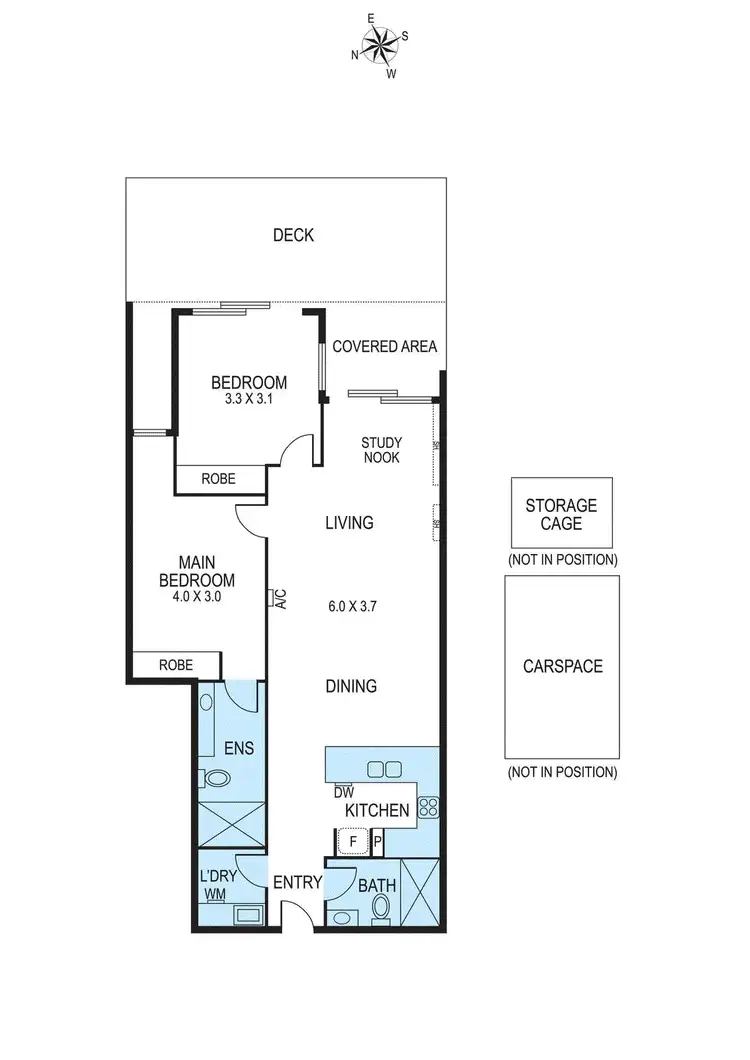 Floorplan of Homely apartment listing, 6/6 Claire Street, Mckinnon VIC 3204