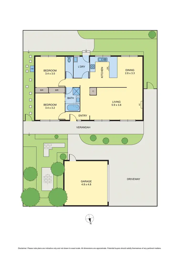 Floorplan of Homely unit listing, 2/172 Springfield Road, Blackburn VIC 3130