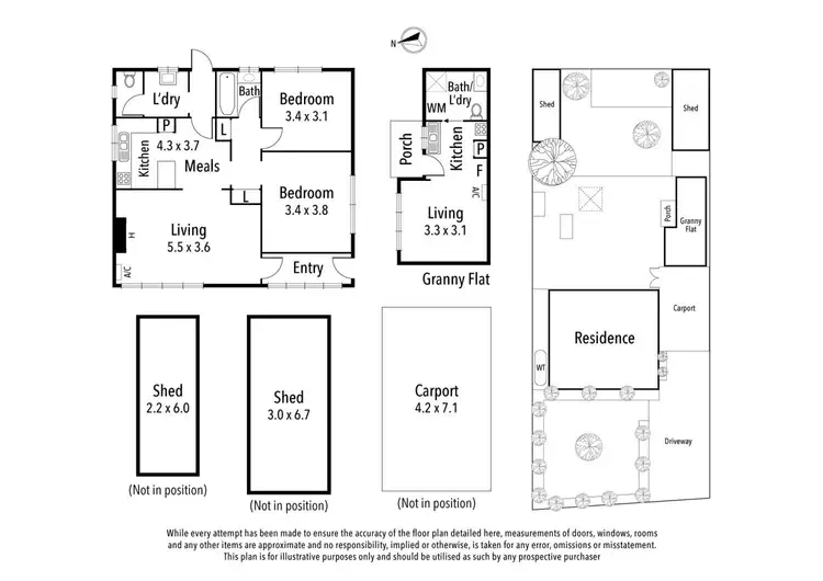 Floorplan of Homely house listing, 101 Ramu Parade, Heidelberg West VIC 3081