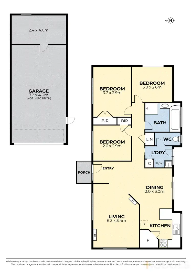 Floorplan of Homely house listing, 28 Valewood Drive, Wyndham Vale VIC 3024