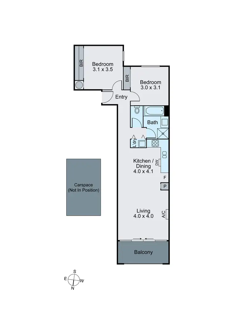 Floorplan of Homely apartment listing, 101/218 High Street, Ashburton VIC 3147