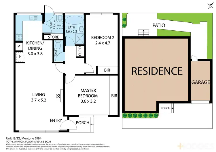 Floorplan of Homely unit listing, 13/32 Mentone Parade, Mentone VIC 3194