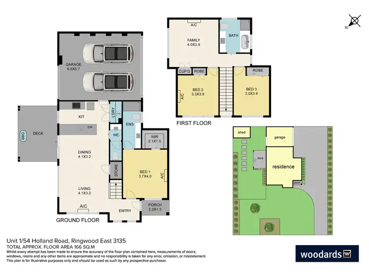 Floorplan of Homely townhouse listing, 1/54 Holland Road, Ringwood East VIC 3135