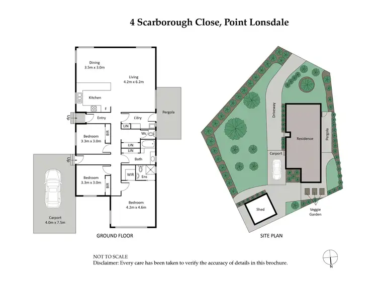 Floorplan of Homely house listing, 4 Scarborough Close, Point Lonsdale VIC 3225