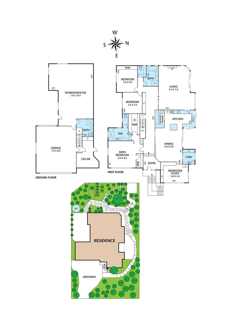 Floorplan of Homely house listing, 85 Zig Zag Road, Eltham VIC 3095