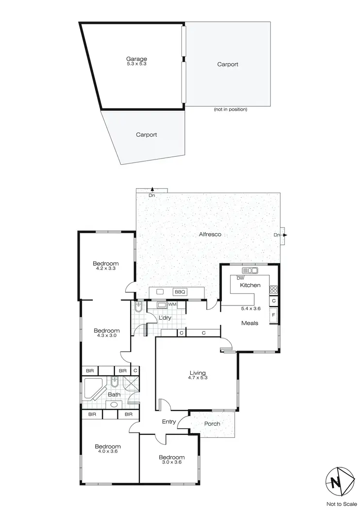 Floorplan of Homely house listing, 47 Browns Parade, Wendouree VIC 3355