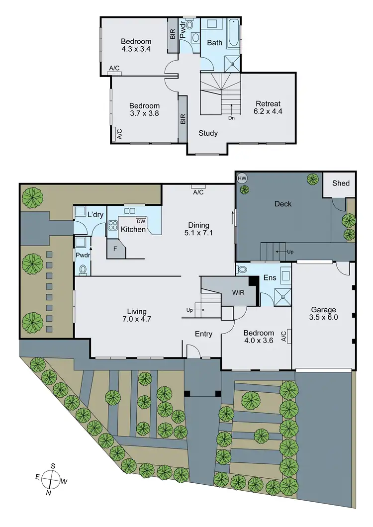 Floorplan of Homely townhouse listing, 1/16 Railway Parade South, Chadstone VIC 3148