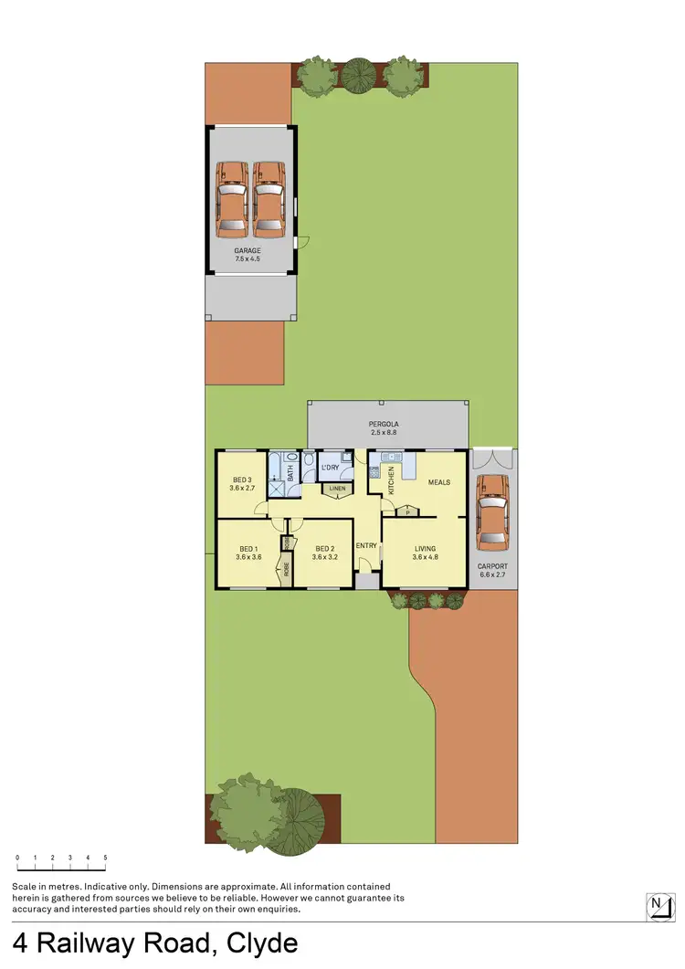 Floorplan of Homely house listing, 4 Railway Road, Clyde VIC 3978