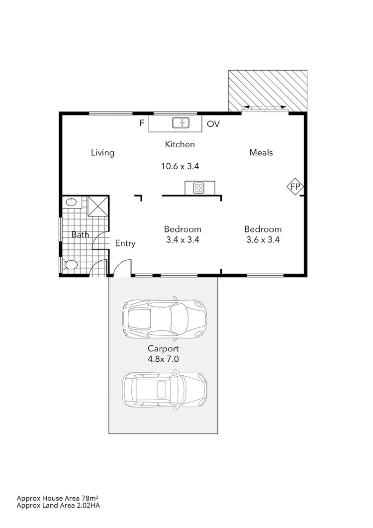 Floorplan of Homely house listing, 131 Bliss Road, Dereel VIC 3352