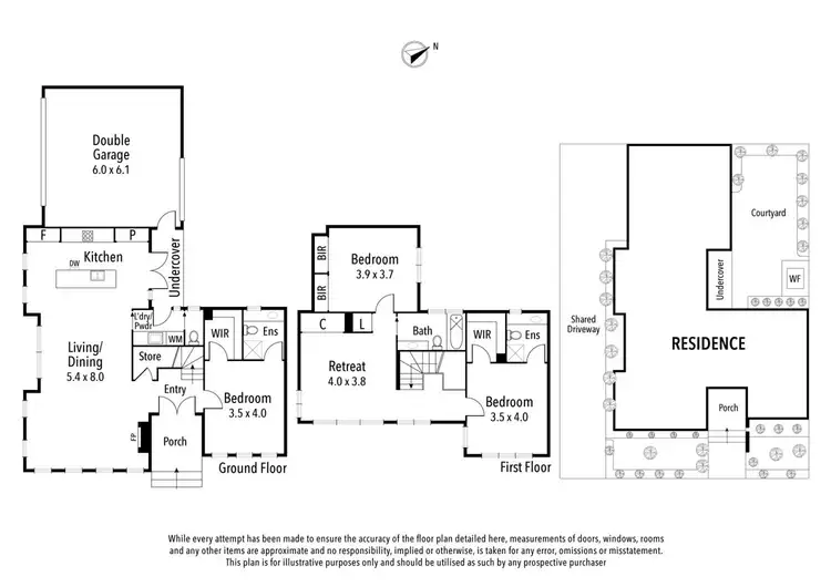 Floorplan of Homely townhouse listing, 29 Locksley Road, Ivanhoe VIC 3079