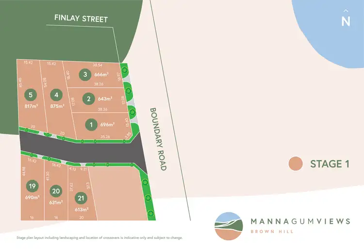 Floorplan of Homely land listing, Lots 1-22/23 Boundary Road, Brown Hill VIC 3350