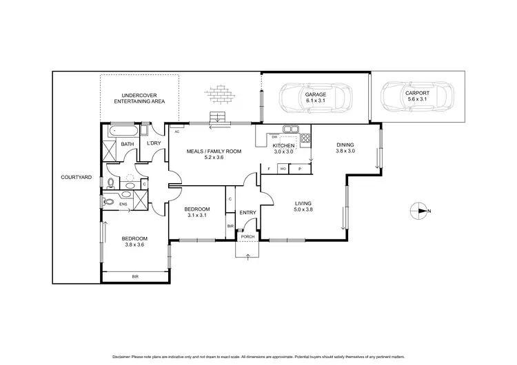 Floorplan of Homely unit listing, 6/40 Briggs Street, Caulfield VIC 3162