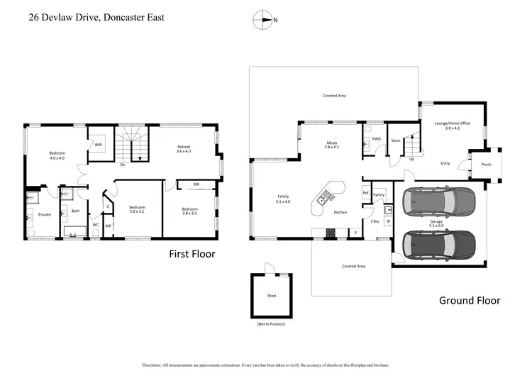 Floorplan of Homely house listing, 26 Devlaw Drive, Doncaster East VIC 3109