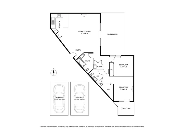 Floorplan of Homely apartment listing, 18/80 Balcombe Road, Mentone VIC 3194