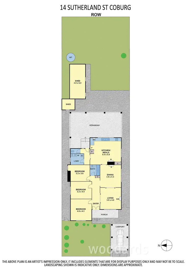 Floorplan of Homely house listing, 14 Sutherland Street, Coburg VIC 3058
