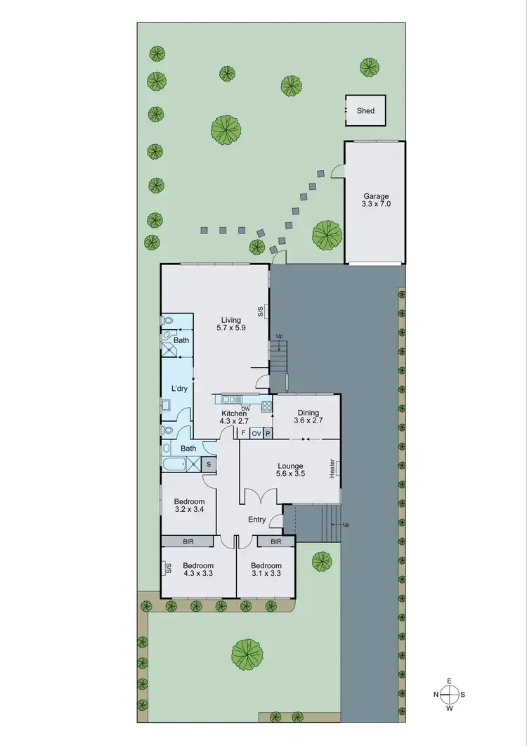 Floorplan of Homely house listing, 2 Savio Street, Chadstone VIC 3148