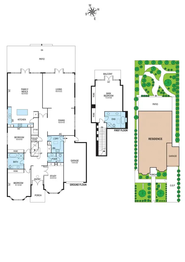 Floorplan of Homely house listing, 15 Campbell Street, Bentleigh VIC 3204