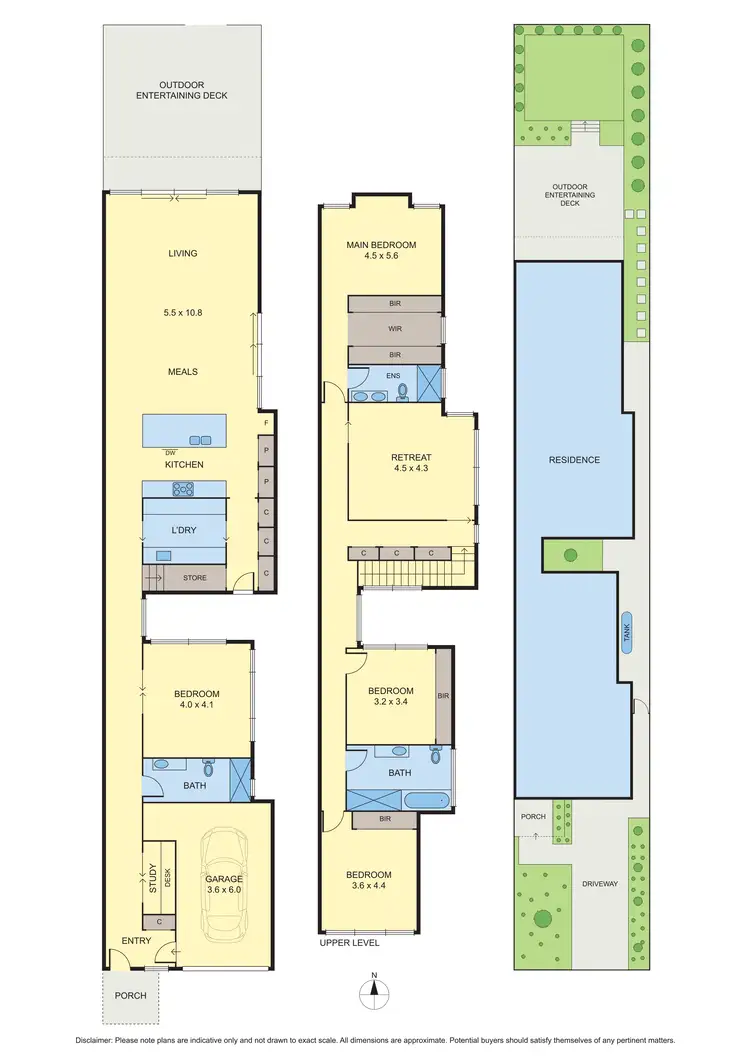 Floorplan of Homely townhouse listing, 23B Marquis Road, Bentleigh VIC 3204