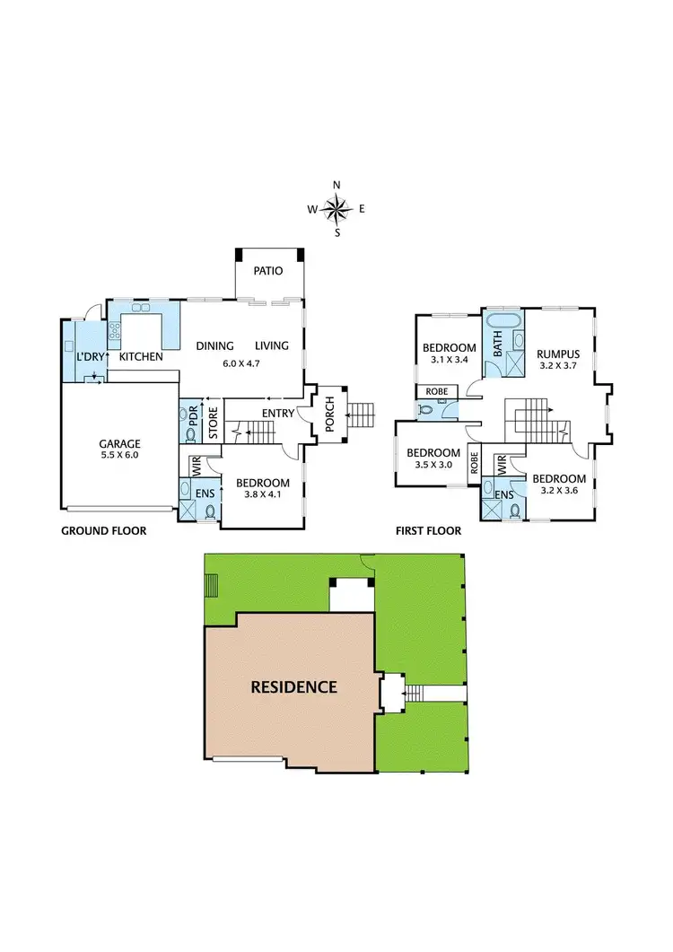 Floorplan of Homely townhouse listing, 2/15 Hazel Drive, Templestowe Lower VIC 3107