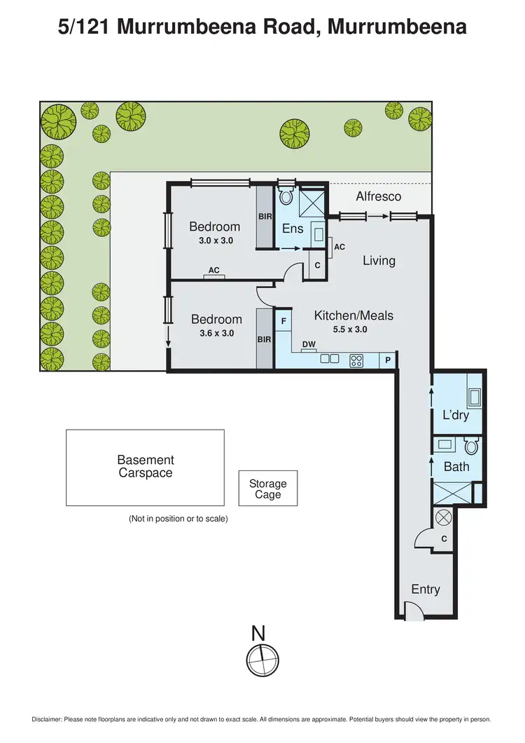 Floorplan of Homely apartment listing, 5/121 Murrumbeena Road, Murrumbeena VIC 3163