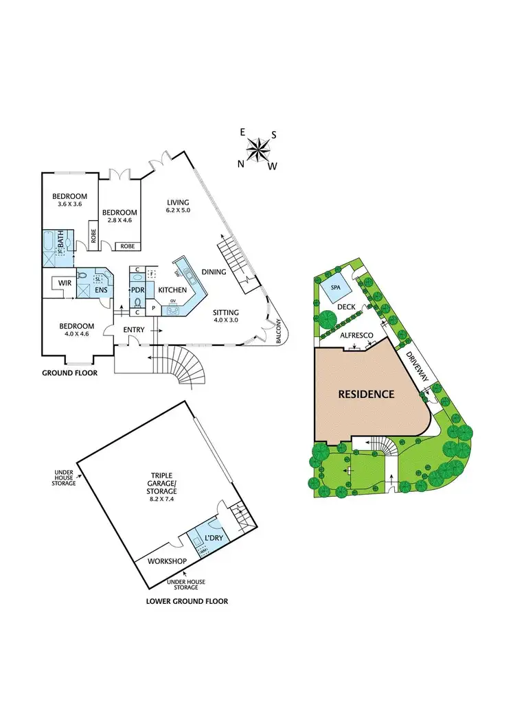 Floorplan of Homely house listing, 268 Lower Heidelberg Road, Ivanhoe East VIC 3079
