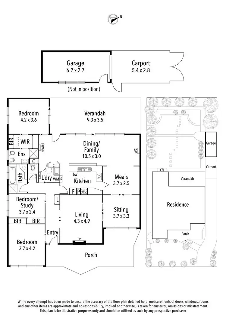 Floorplan of Homely house listing, 13 Lawrence Street, Eaglemont VIC 3084