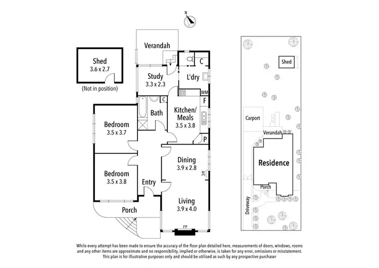 Floorplan of Homely house listing, 44 Brassey Avenue, Rosanna VIC 3084