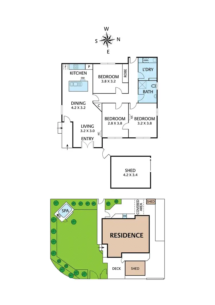 Floorplan of Homely house listing, 134 Outhwaite Road, Heidelberg West VIC 3081
