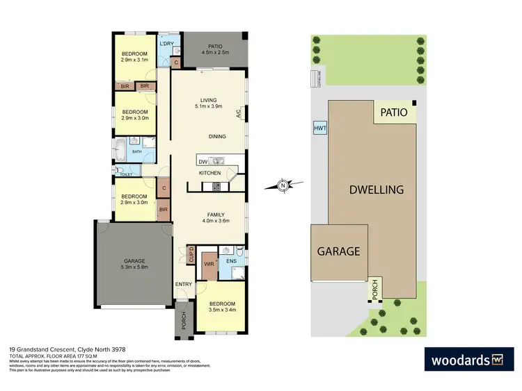 Floorplan of Homely house listing, 19 Grandstand Crescent, Clyde North VIC 3978