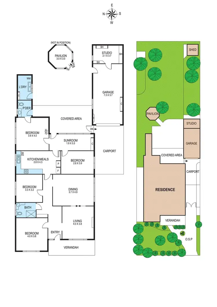 Floorplan of Homely house listing, 4 Rose Street, Bentleigh VIC 3204