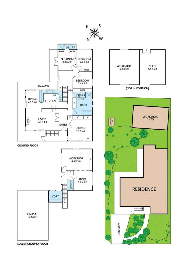 Floorplan of Homely house listing, 54 Leber Street, Warrandyte VIC 3113