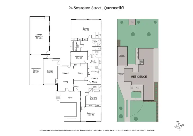 Floorplan of Homely house listing, 24 Swanston Street, Queenscliff VIC 3225