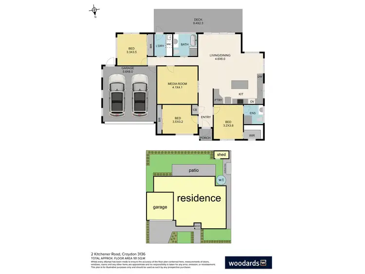 Floorplan of Homely house listing, 2 Kitchener Road, Croydon VIC 3136