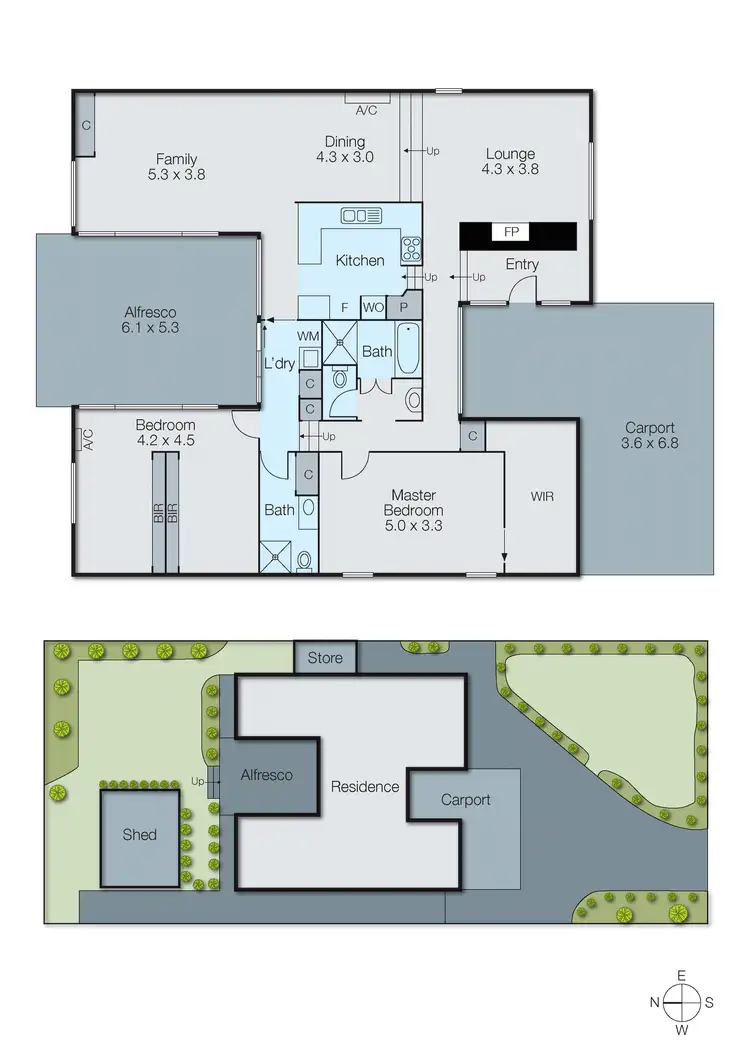 Floorplan of Homely house listing, 1 Allister Street, Mount Waverley VIC 3149