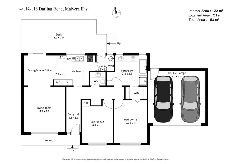 Floorplan of Homely unit listing, 4/114-116 Darling Road, Malvern East VIC 3145