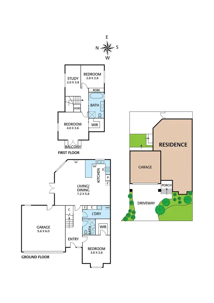 Floorplan of Homely house listing, 2 Rossi Street, Ivanhoe VIC 3079
