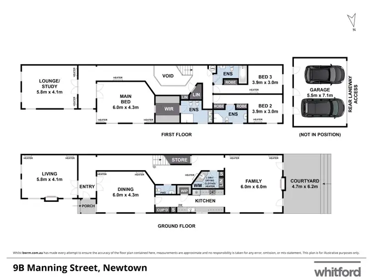Floorplan of Homely house listing, 9B Manning Street, Newtown VIC 3220