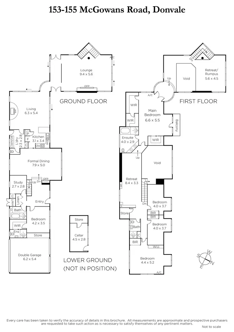 Floorplan of Homely house listing, 153-155 McGowans Road, Donvale VIC 3111