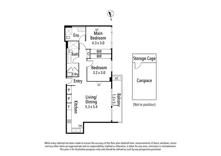 Floorplan of Homely apartment listing, 106/55 Yarra Street, Heidelberg VIC 3084