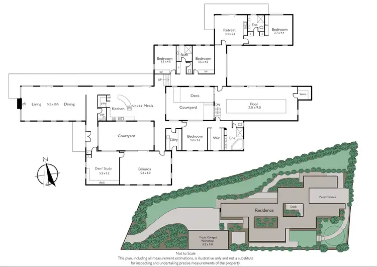 Floorplan of Homely house listing, 6 Coles Court, Mount Eliza VIC 3930