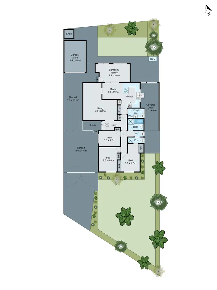 Floorplan of Homely house listing, 2 Enngonia Crescent, Clayton South VIC 3169
