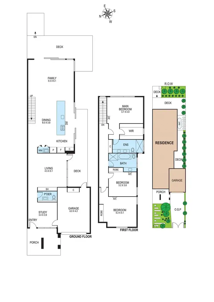 Floorplan of Homely townhouse listing, 104A Wheatley Road, Mckinnon VIC 3204