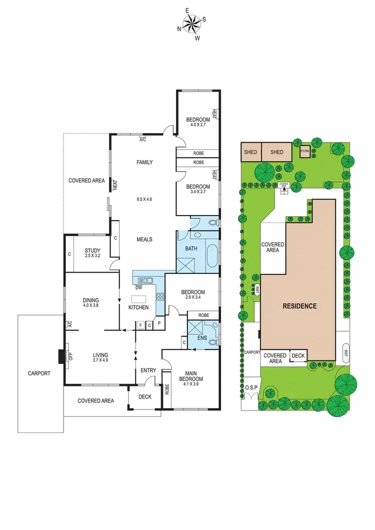 Floorplan of Homely house listing, 24 Mitchell Street, Bentleigh VIC 3204