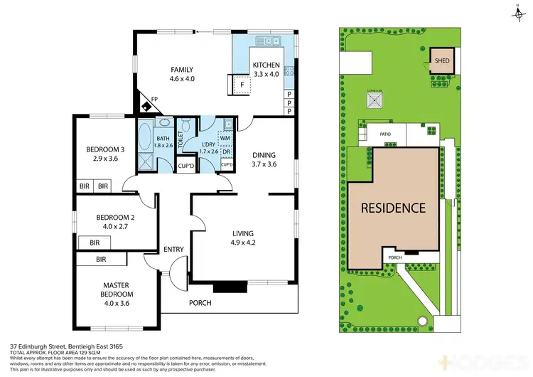 Floorplan of Homely house listing, 37 Edinburgh Street, Bentleigh East VIC 3165