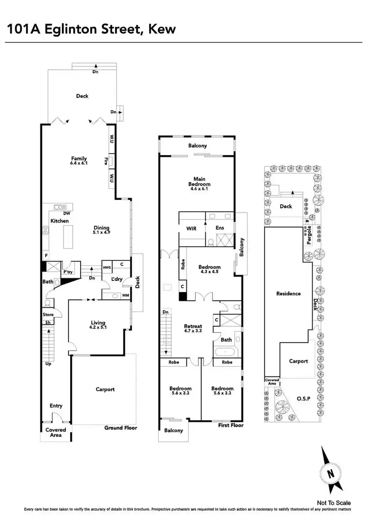 Floorplan of Homely house listing, 101A Eglinton Street, Kew VIC 3101