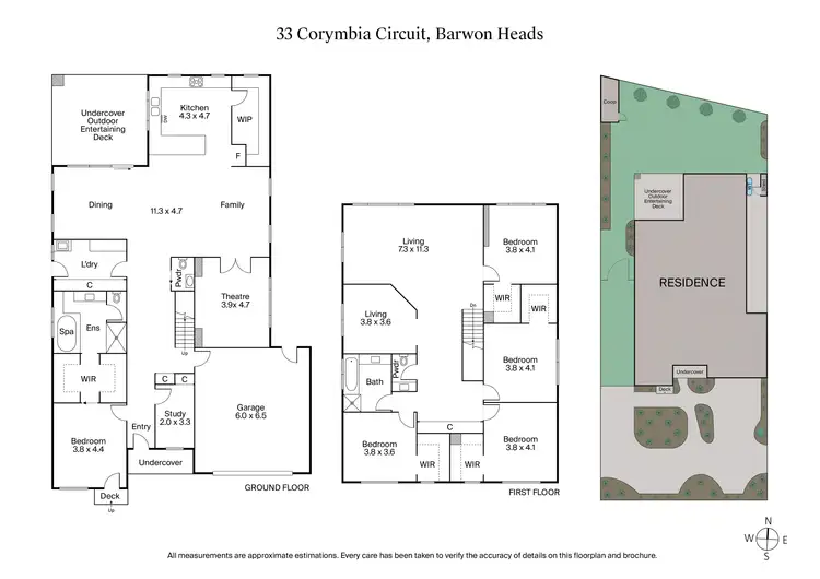 Floorplan of Homely house listing, 33 Corymbia Circuit, Barwon Heads VIC 3227