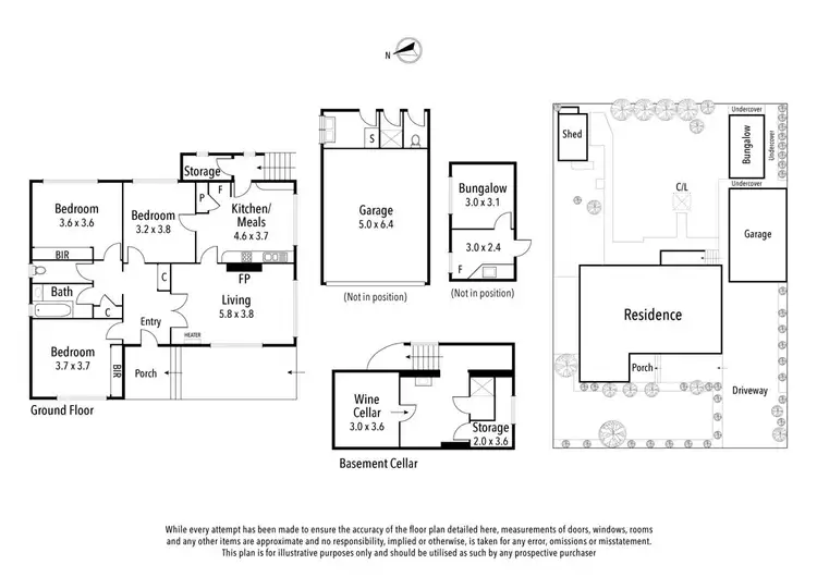 Floorplan of Homely house listing, 14 Maleela Grove, Rosanna VIC 3084
